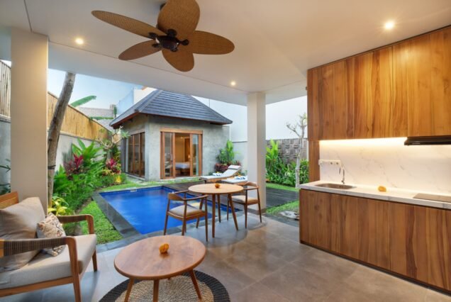 Grand One Bedroom Villa with Private Pool and Bathtub