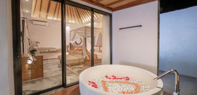 Executive Suite Beach Access Villa Bathub